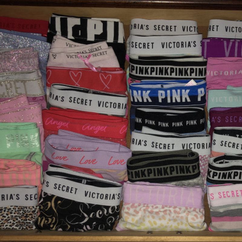 Hey  Pink and Victoria Secret thongs