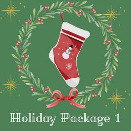 Stuffed Holiday Stocking Package 1