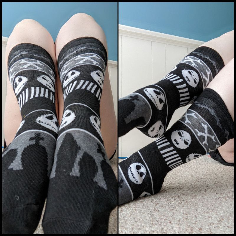 Black Jack Skellington Socks