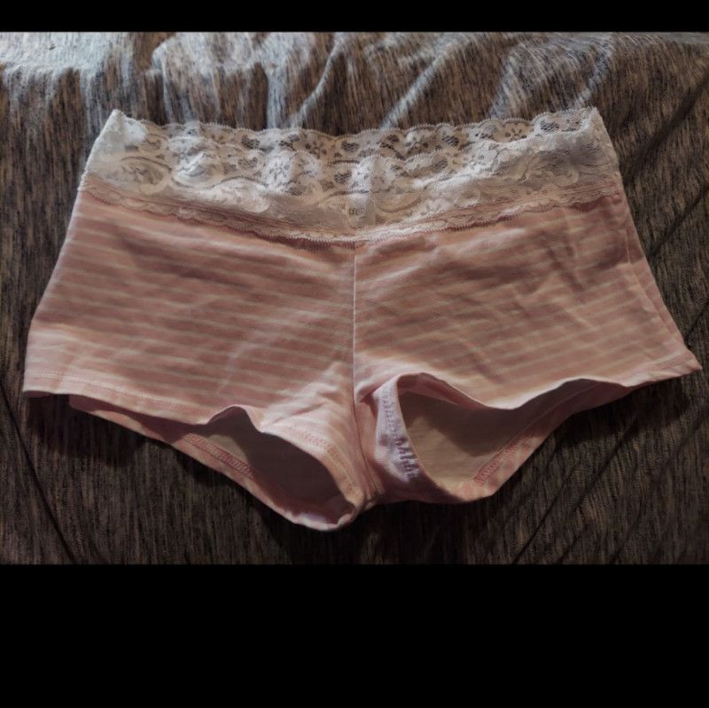 XL pink boyshort panties