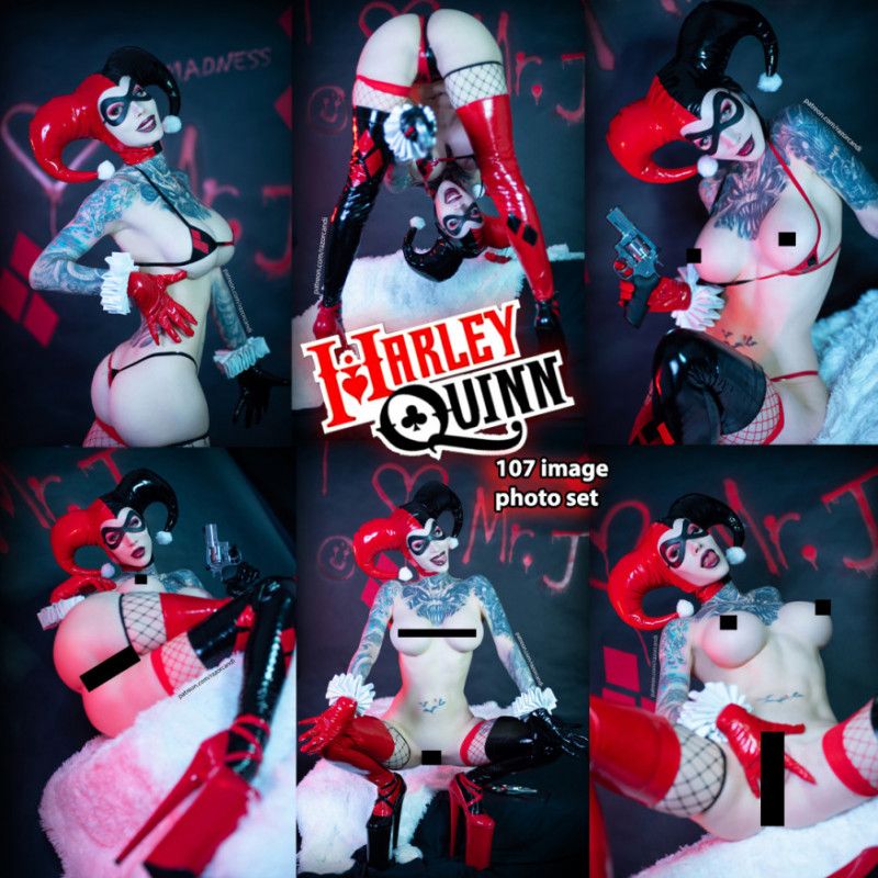 Harley Quinn cosplay photo set