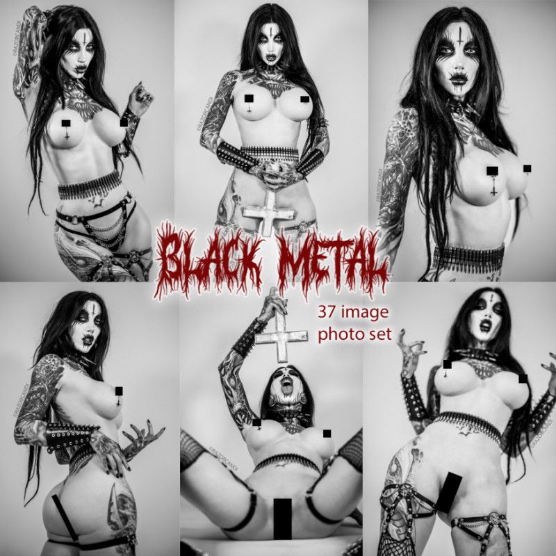 BLACK METAL solo photo set