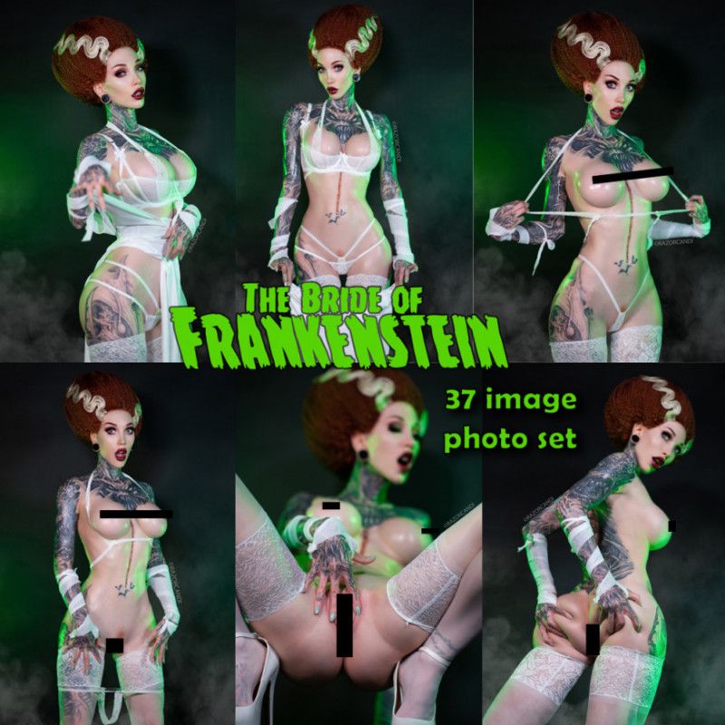 Bride of Frankenstein  cosplay photo set