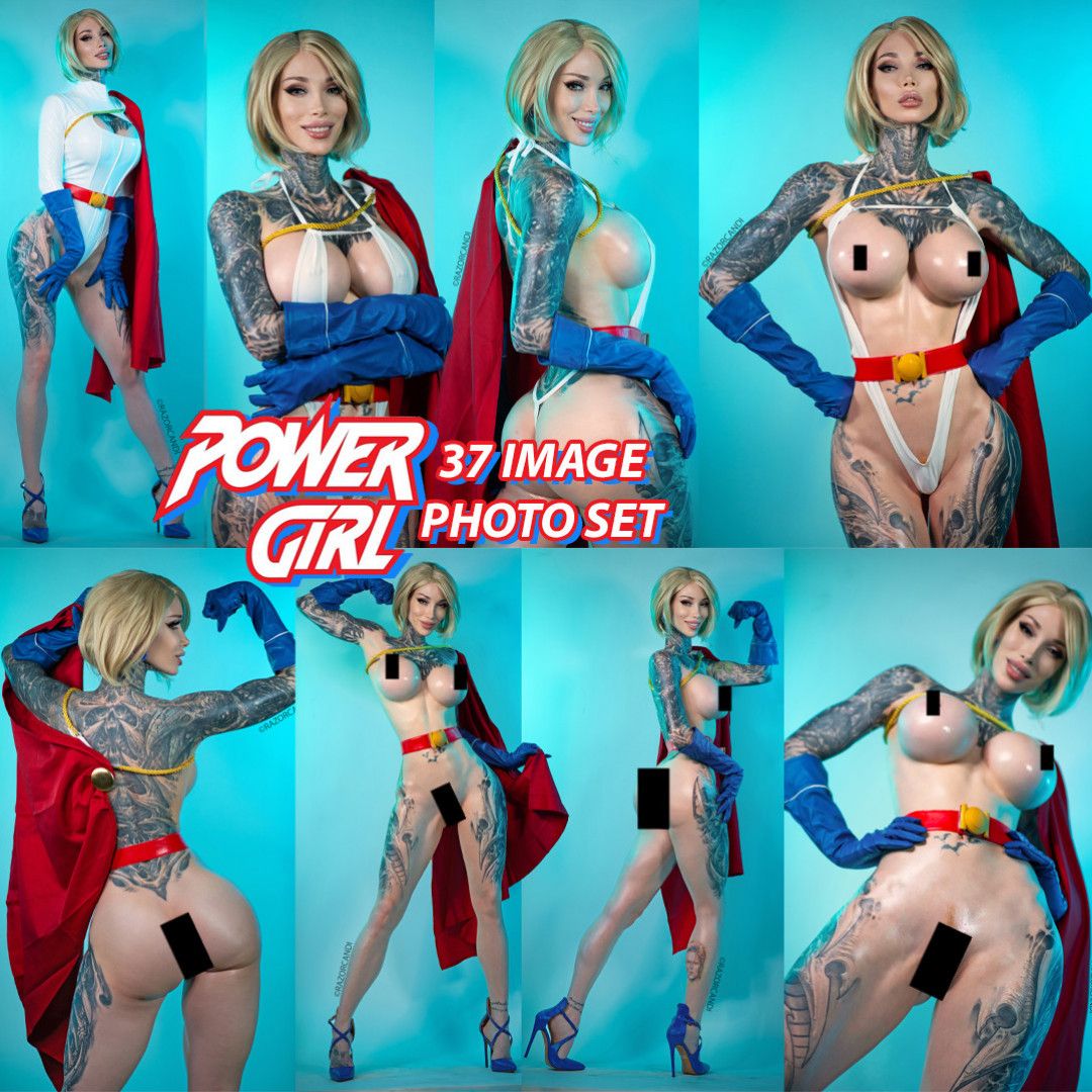 POWER GIRL photo set