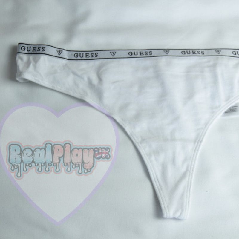 Guess White Thong