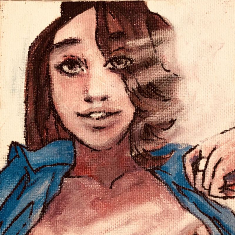 Original Selfie Painting