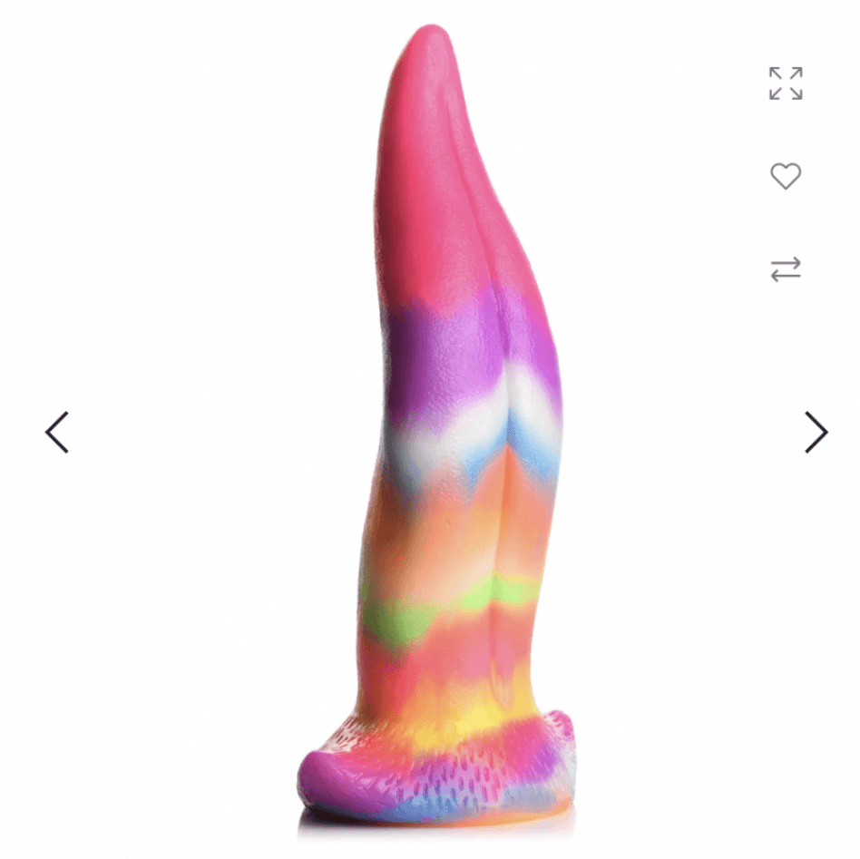 Unicorn Tongue Glow in the dark Dildo