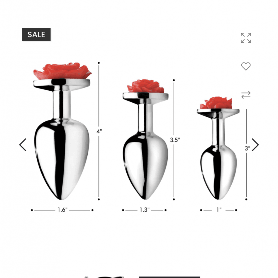 RedRose Butt plug