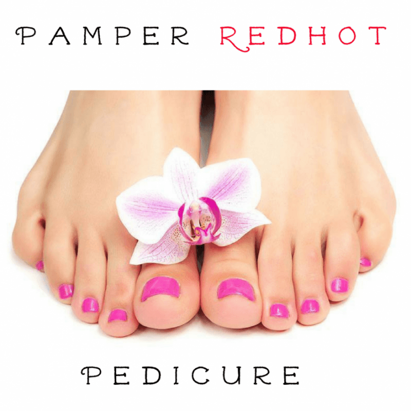 Pamper RedHot Pedicure