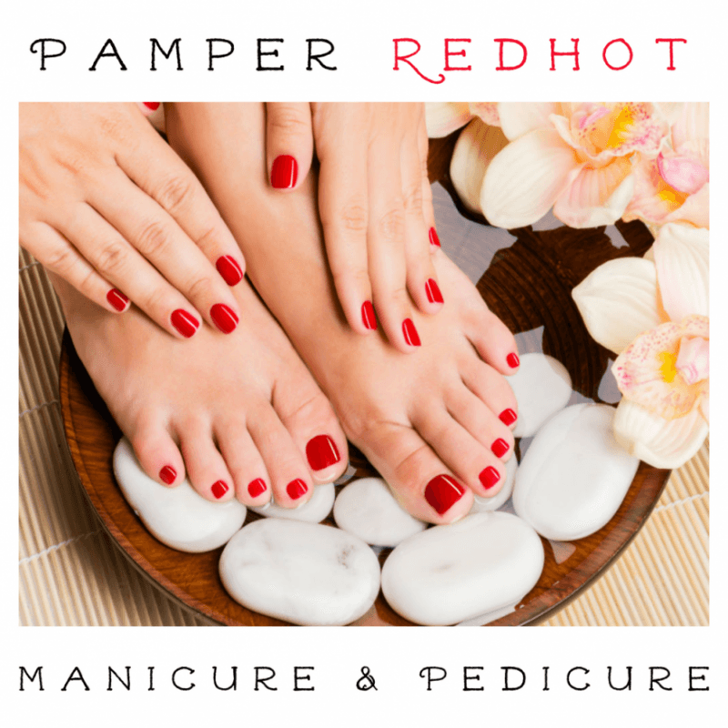 Pamper RedHot Mani Pedi