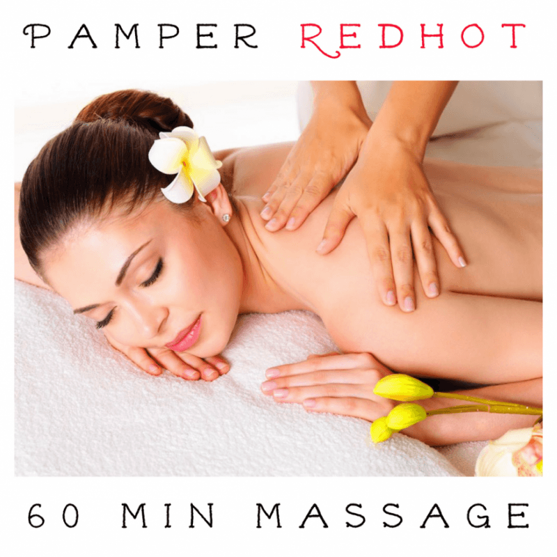 Pamper RedHot 60 Min Massage