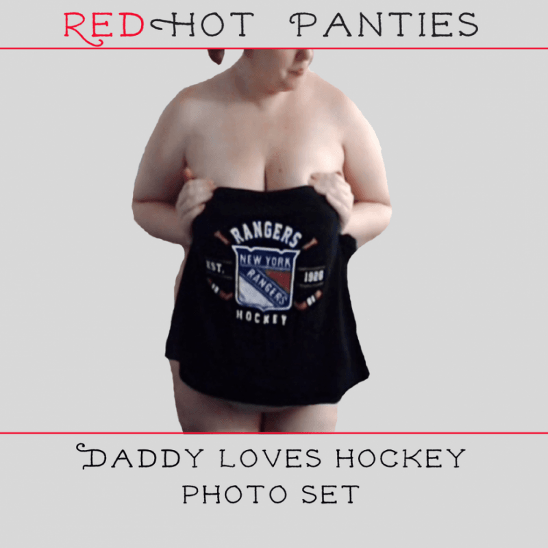 Daddy Loves Hockey Photo Set