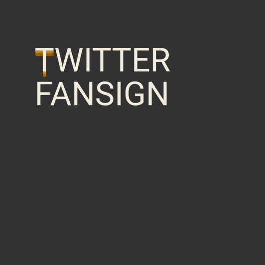 Twitter Fansign