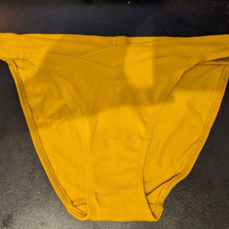 PINK yellow hipster panties