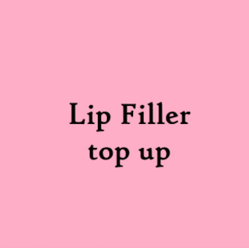 Lip filler top up