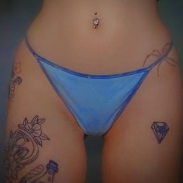 Remis sexy very worn blue Gstring