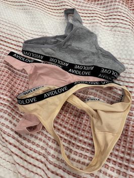 3 Pack of Adorable Cotton Thongs