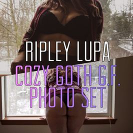 Cozy Goth GF Photo Set