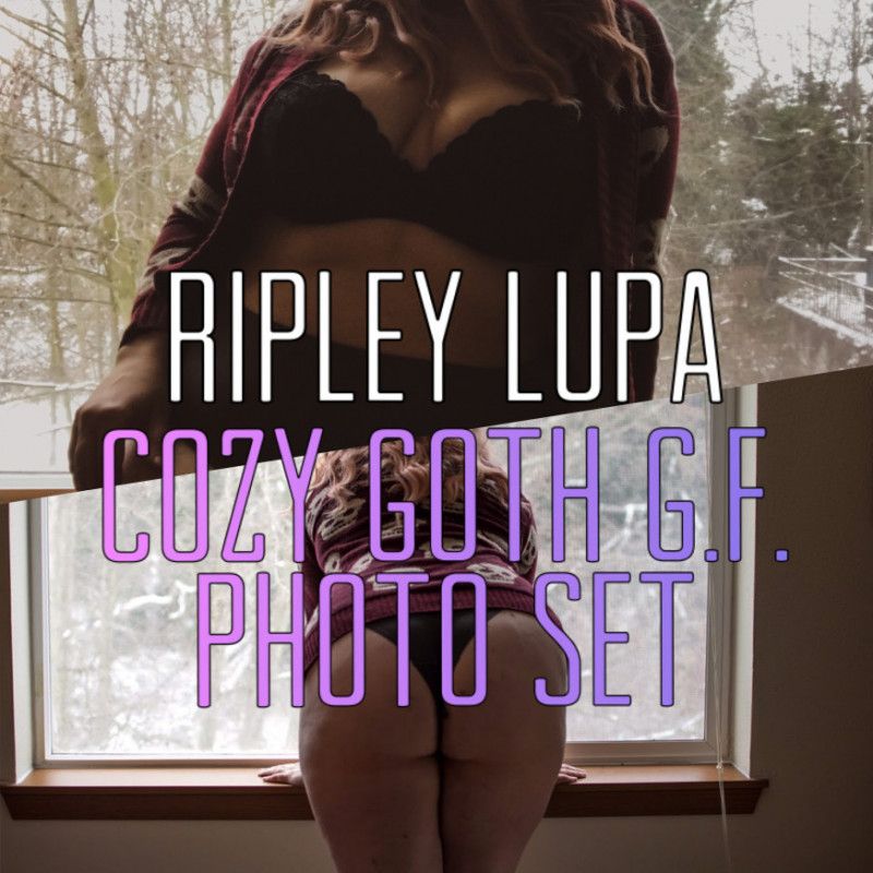 Cozy Goth GF Photo Set