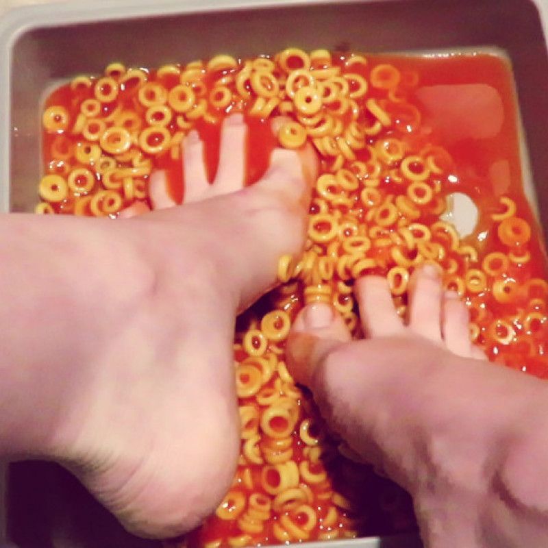 Choose the Food to Splosh My Feet In