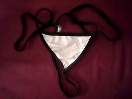 Dirty White Thong 4XL