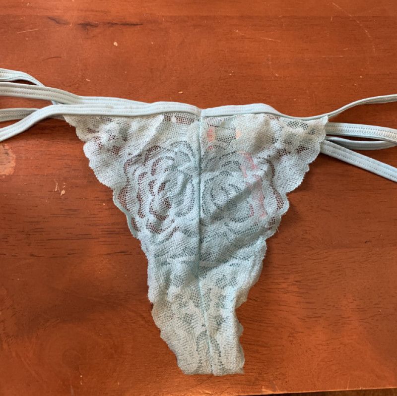 Used Lace Thong