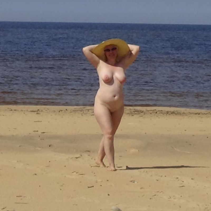 Mommy on beach