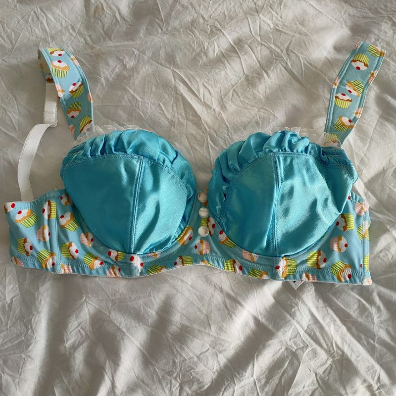 Light Blue Cupcake Bra