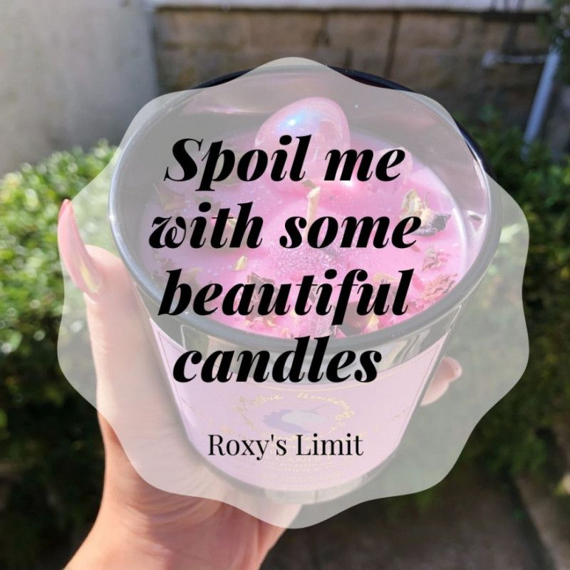 Beauty Candles For Roxy!