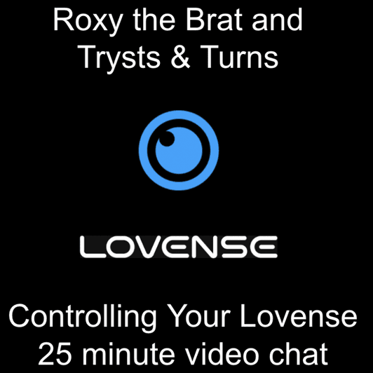 25 Minute Video Chat and Lovense Control