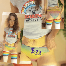 rainbow panties