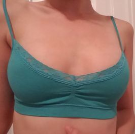 Small Blue Yoga Bra