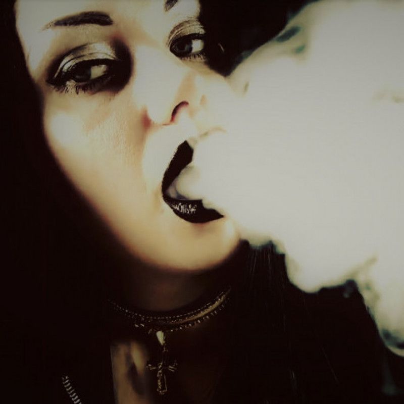 Goth Darkside Smoking