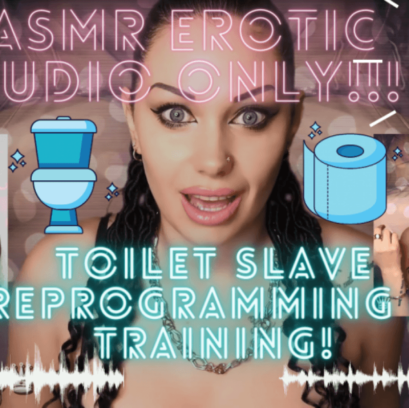 AUDIO ONLY!!! Toilet slavery! 14 min