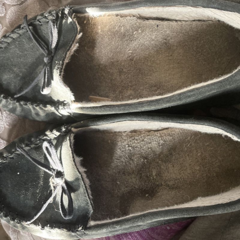 Almost 4 year worn house slippers