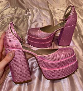 Crystal heels!