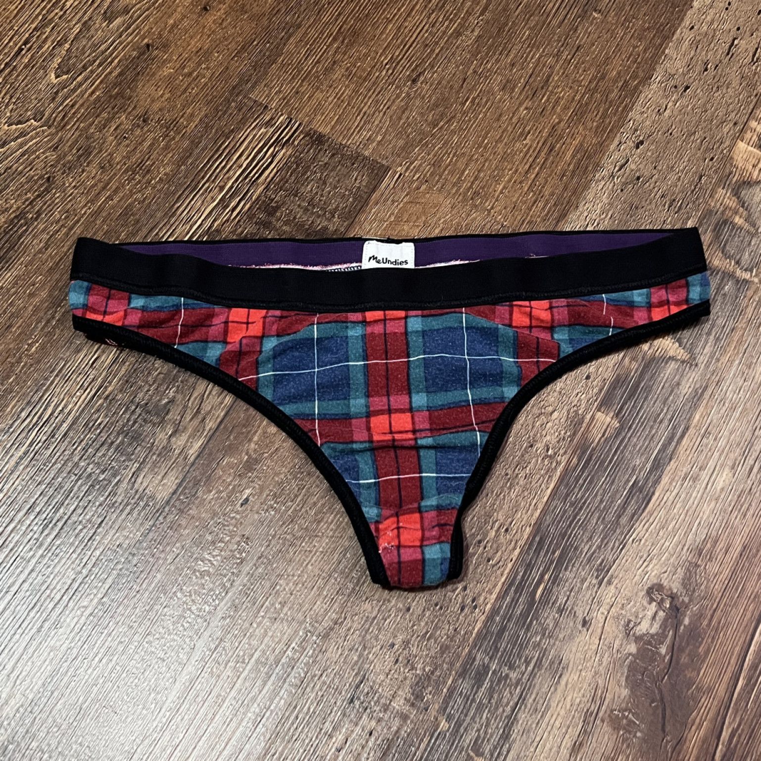 Plaid MeUndies Thong