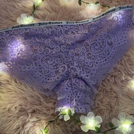 Used Lavender Lace Panties