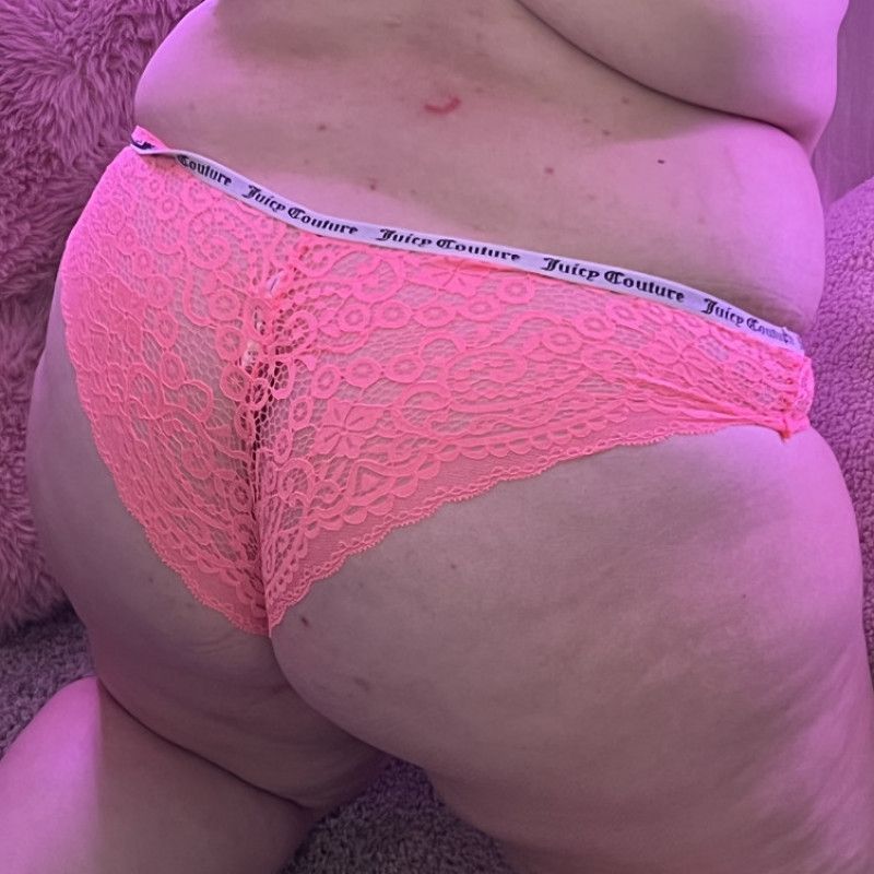 Used Pink Lace Panties