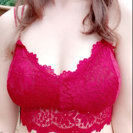 Red Lacy Bralette