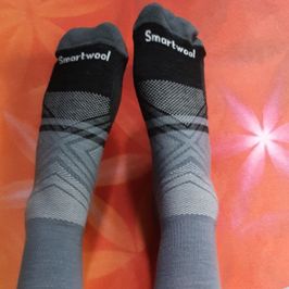 Grey and Black Skating Socks