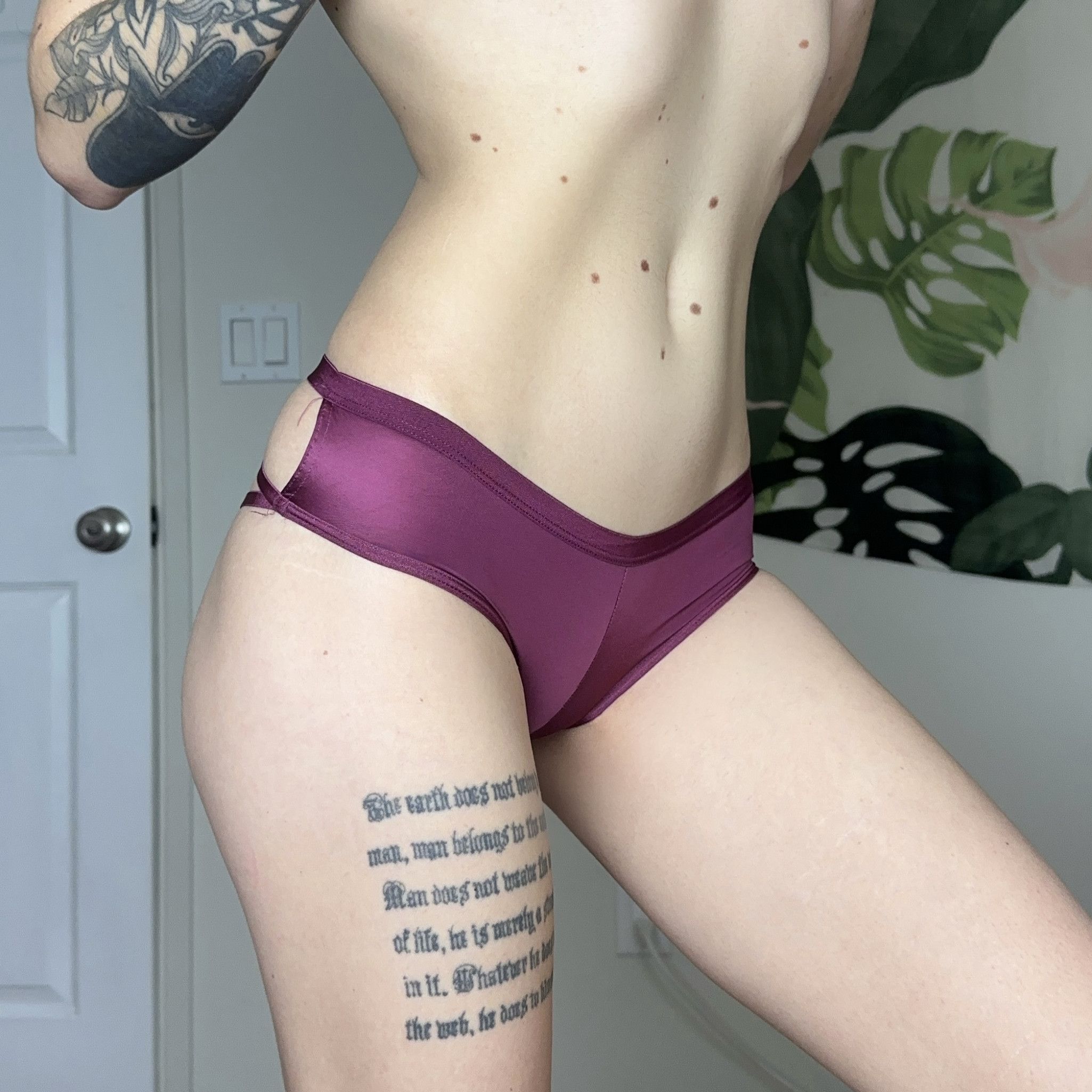 Strappy Purple Panties