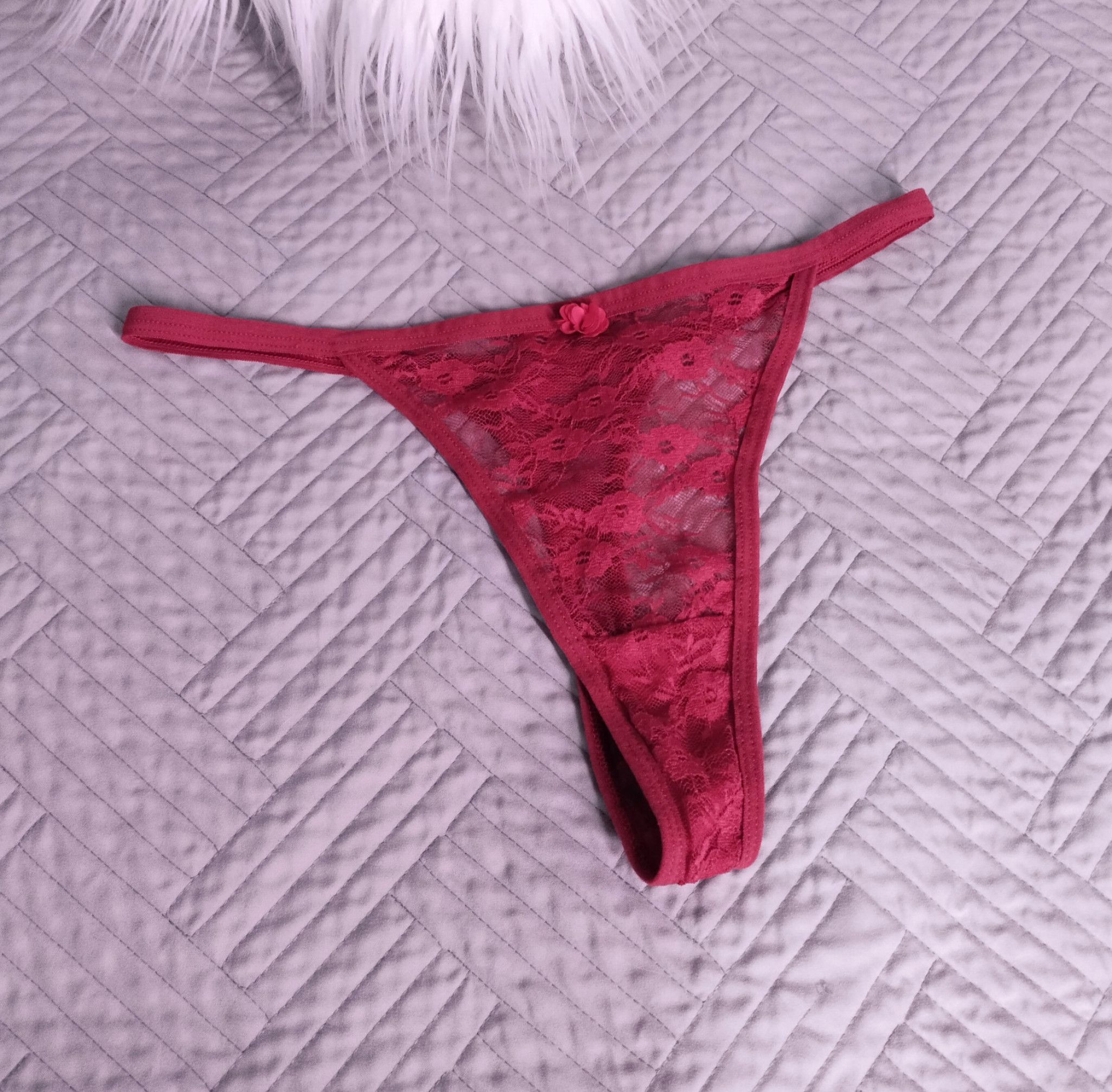 Red sexy thong