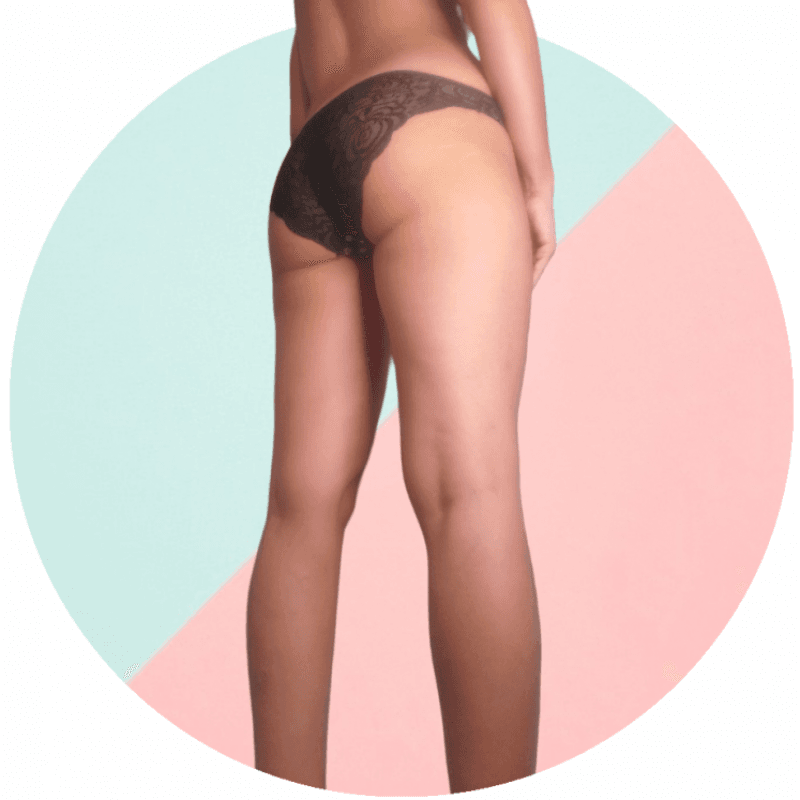 Panty Polka dot Lace back