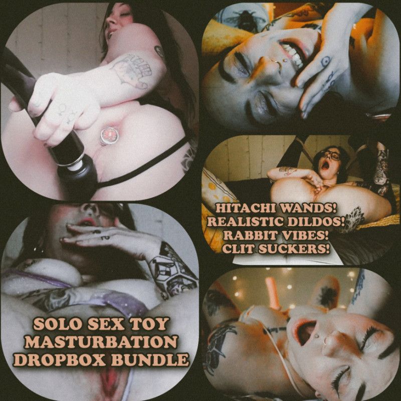 SOLO SEX TOY MASTURBATION DROPBOX BUNDLE