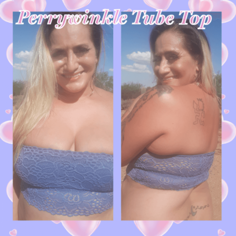 Perrywinkle Tube Top