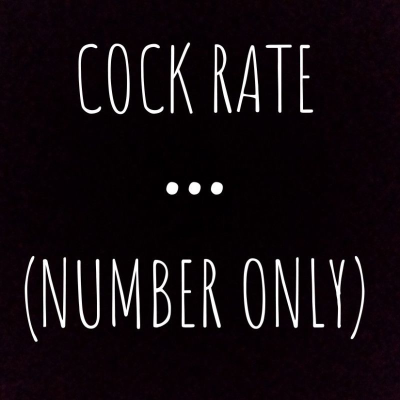 Cock Rate Number Only