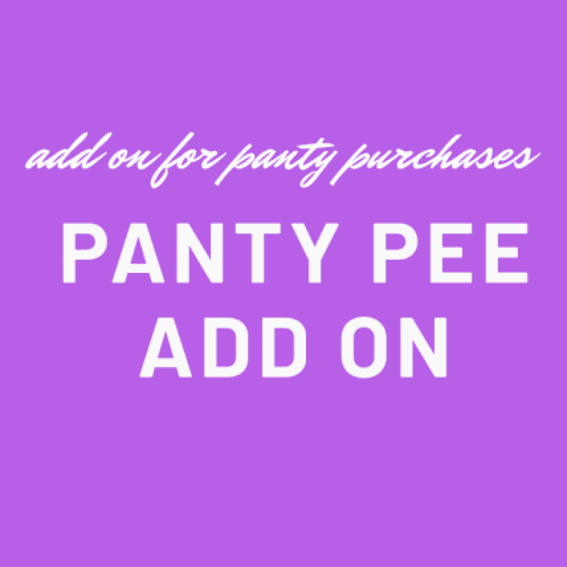 Panty Pee Add On