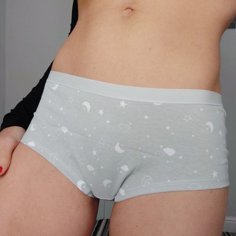 Moon And Clouds Boyshorts