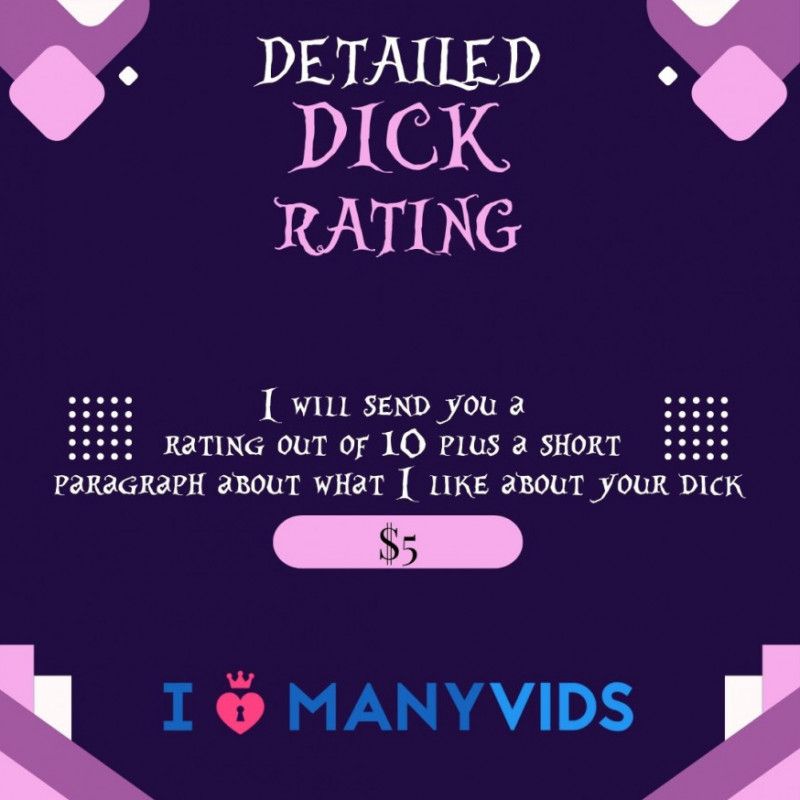 Detailed Written Dick Rating